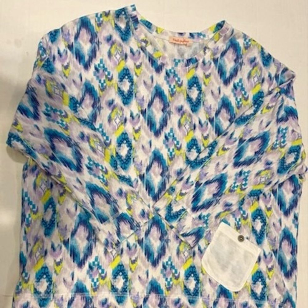 FRESH PRODUCE Aztec Catalina Top size OS multicolored